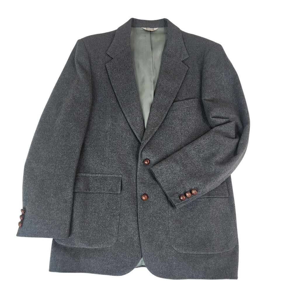 Vintage Hunt Valley Blazer Mens 41R Camel Hair Sport Coat Wool Classic USA 90s